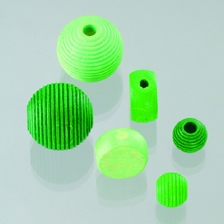 552407 Holzperlenmix grün       à 25St. 