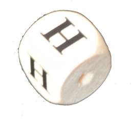 556508 Holzbuchstabenwürfel H 10 Stk. 10mm 