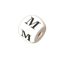 556513 Holzbuchstabenwürfel M 10 Stk. 10mm 