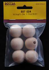 557024 Holzkugeln 25mm  6 Stück / SB-Btl 