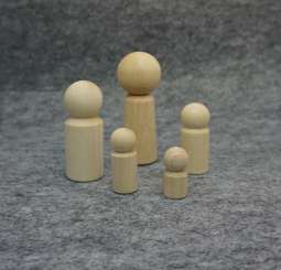 557146 Holzkörper zylindrisch 46mm 10 Stk. 