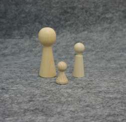 557248 Holzkörper konisch 36mm 10 Stk. 