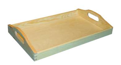 557512 Serviertablett Holz 395x240x25mm 