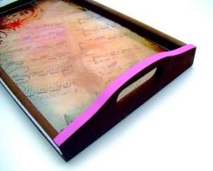 557513 Serviertablett Holz 500x300x25mm 