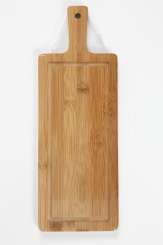 557519 Schneide-/Servierbrett, L 39 cm, B 14 cm, Bambus 
