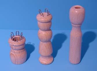 557705 Strickliesel D.35mm H5cm 6 Nägel 