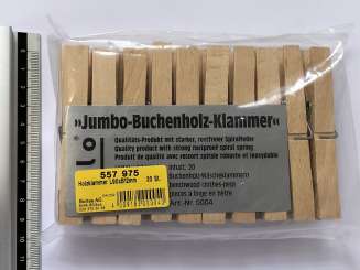 557975 Holzklammer L90xB12mm     20 St. 