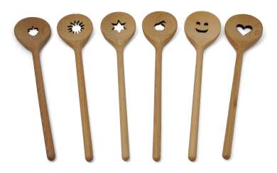 55.1406 Kochlöffel Herz 30cm, runde 