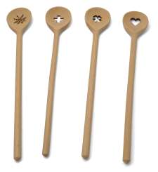 31.5080 Kochlöffel Kleeblatt 30cm, runde Schale 