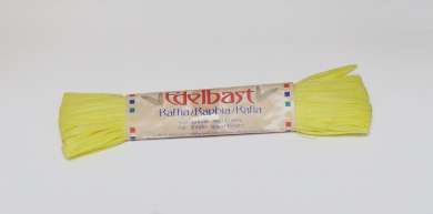 561318 Edelbast matt 30m zitronengelb 