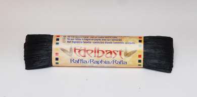 561390 Edelbast matt 30m schwarz 