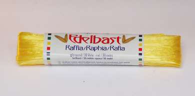 561420 Edelbast glanz 30m gelb 