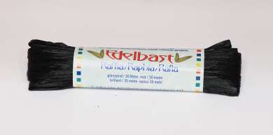 561490 Edelbast glanz 30m schwarz 