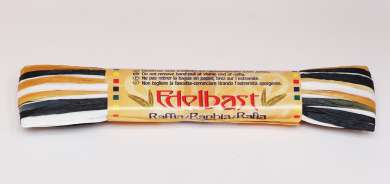 561504 Edelbast 30m weiss/beige/schwarz 