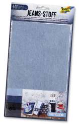 562480 Jeansstoff selbstklebend 17x27cm, 4 Farben 