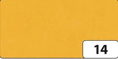 562972 Transparentpapier Rl. 70x100cm dunkelgelb 