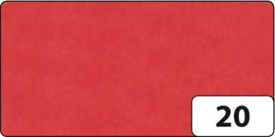 562974 Transparentpapier Rl. 70x100cm rot 