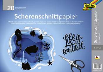 563097 Scherenschnittpapier 35x50cm, 20 Blatt 