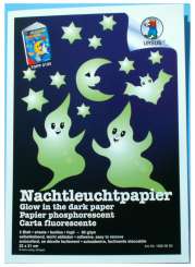 563104 Nachtleuchtpapier sk. 22x31cm, 2Blatt 