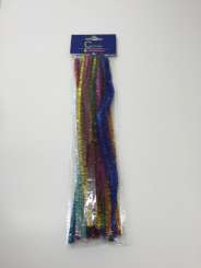 565702 Pfeifenreiniger 8mmx30cm  24St. glitter 