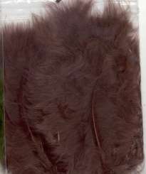 565964 Marabufedern 15St. braun 