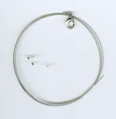 566106 Schmuckdraht 0,4mm/75cm + Verschluss 