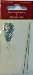566329 Perlennadel 7cm 2St mit Einfädler 