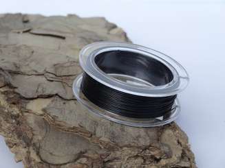 566422 Schmuckdraht 0,5mm 10m schwarz 