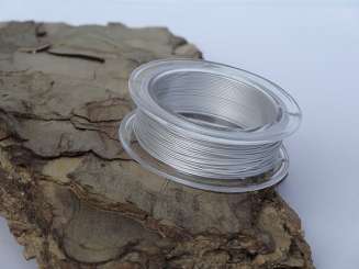 566423 Schmuckdraht0,5mm10m pearlsilber 