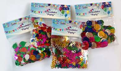 567002 Streudeko Party, ca 15gr 