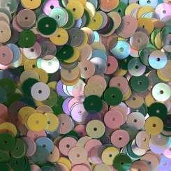 568100 Pailletten  6mm perlmut gemischt 