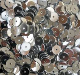 568110 Pailletten  6mm silber 