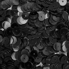 568190 Pailletten  6mm schwarz 