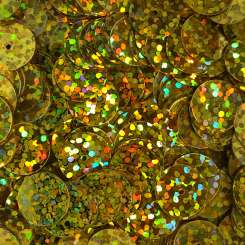 568392 Pailletten 10mm Glitter gold 