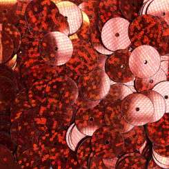 568394 Pailletten 10mm Glitter rot 