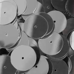 568410 Pailletten 15mm silber 