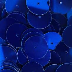 568460 Pailletten 15mm blau 
