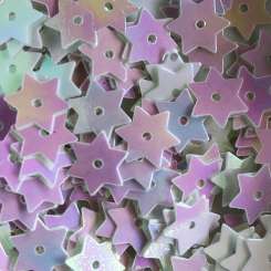 568521 Stern-Pailletten  8mm weiss 