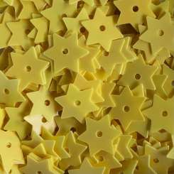 568522 Stern-Pailletten  8mm gelb 