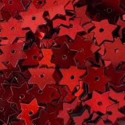 568540 Stern-Pailletten  8mm rot (ca. 200St) 