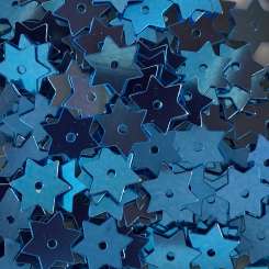 568558 Stern-Pailletten  8mm hellblau 