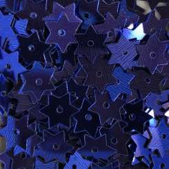 568560 Stern-Pailletten  8mm blau 