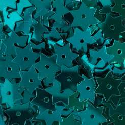 568565 Stern-Pailletten  8mm türkis 