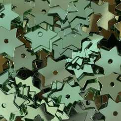 568568 Stern-Pailletten  8mm hellgrün 