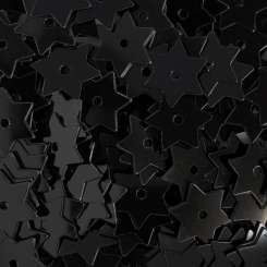 568590 Stern-Pailletten  8mm schwarz 