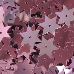 568645 Stern-Pailletten 15mm rosa 