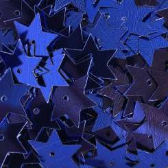 568660 Stern-Pailletten 15mm blau 