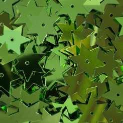 568668 Stern-Pailletten 15mm hellgrün 