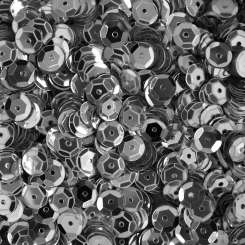 568710 Schüsselpailletten  6mm silber 