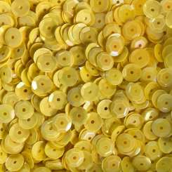 568722 Schüsselpailletten  6mm gelb 